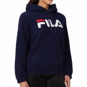 FILA Women's Navy‎ Fleece Hoodie